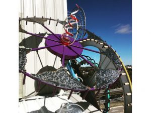 Large purple gear on The Industrial Machine by RTDavis